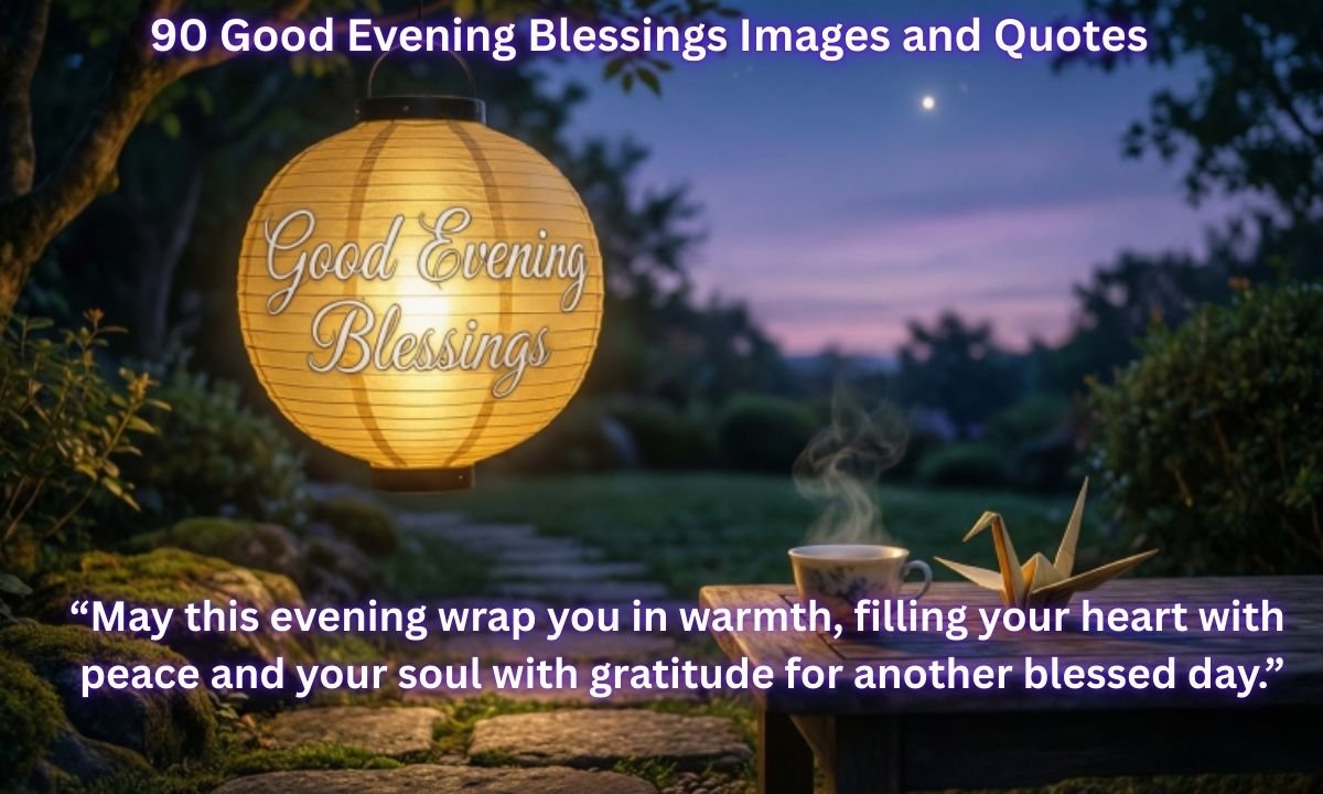 90 Good Evening Blessings Images and Quotes