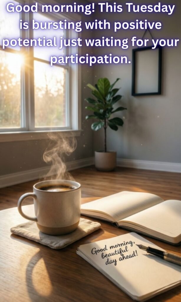 Positive Tuesday Morning Greeting