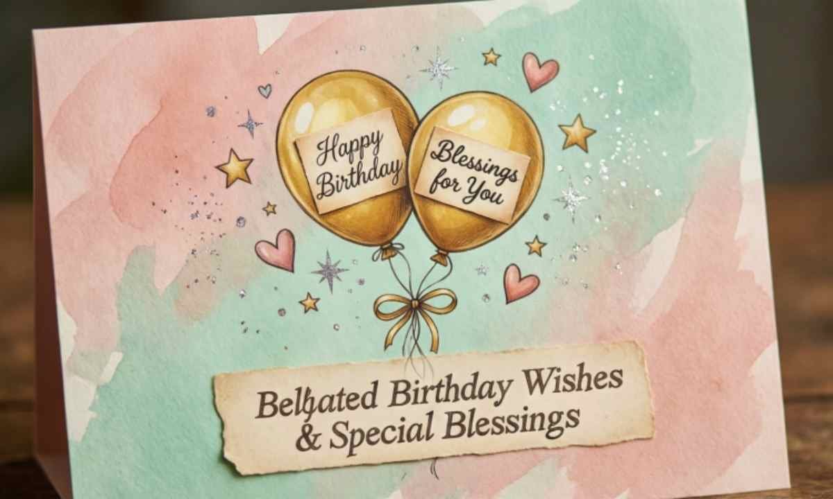 Belated Birthday Wishes & Special Blessings