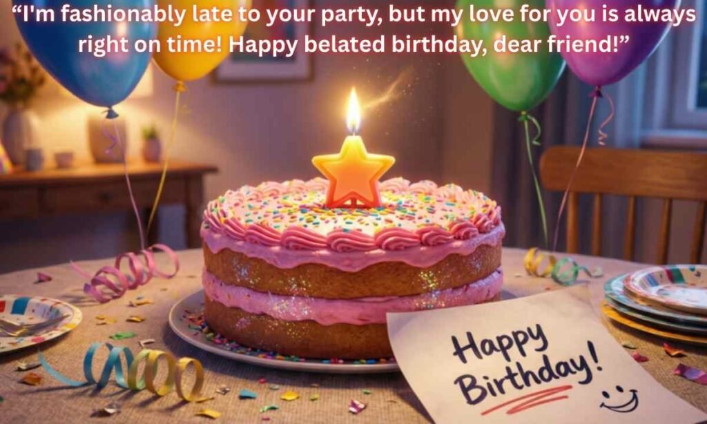 Belated Happy Birthday Wishes For Friends