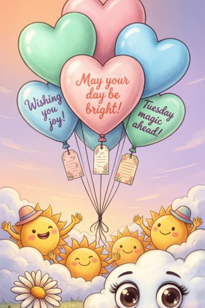 Cute Wishes for Tuesday