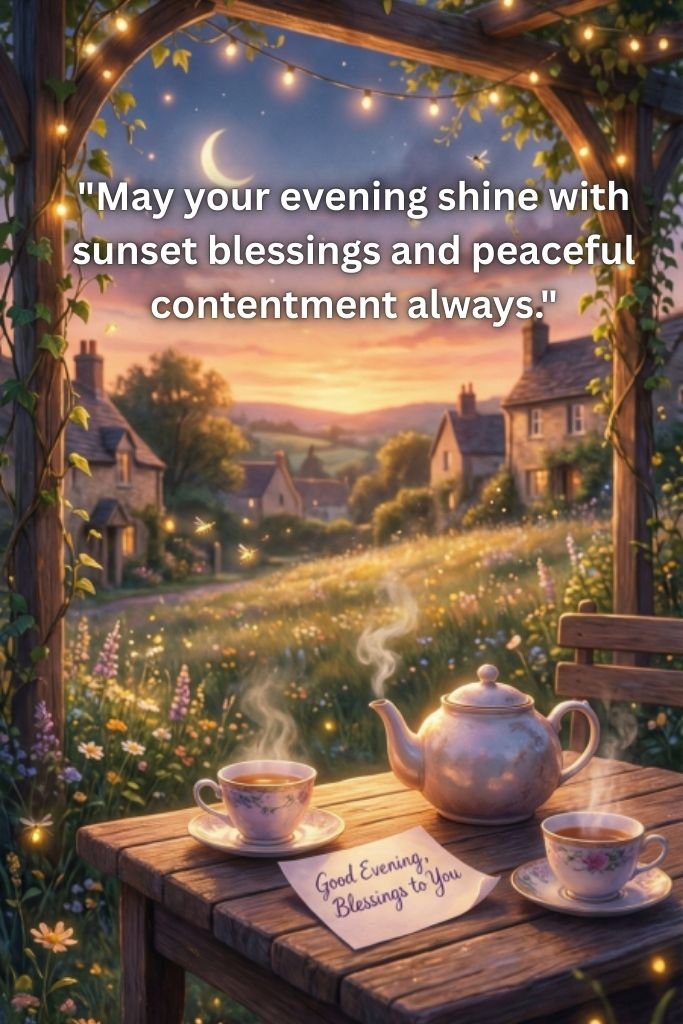 Delightful Good Evening Blessings Images
