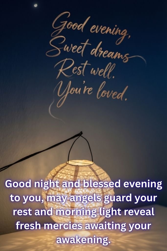 Good Evening Messages Before Sleep
