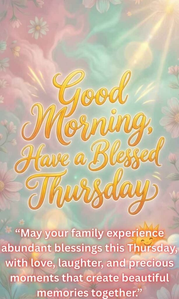 Good Morning, Have a Blessed Thursday