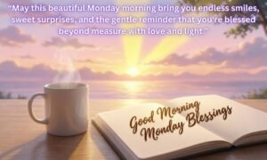 Good Morning Monday Blessings