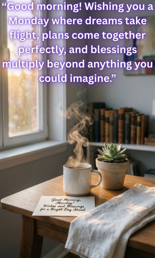 Good Morning Monday Wishes and Blessings