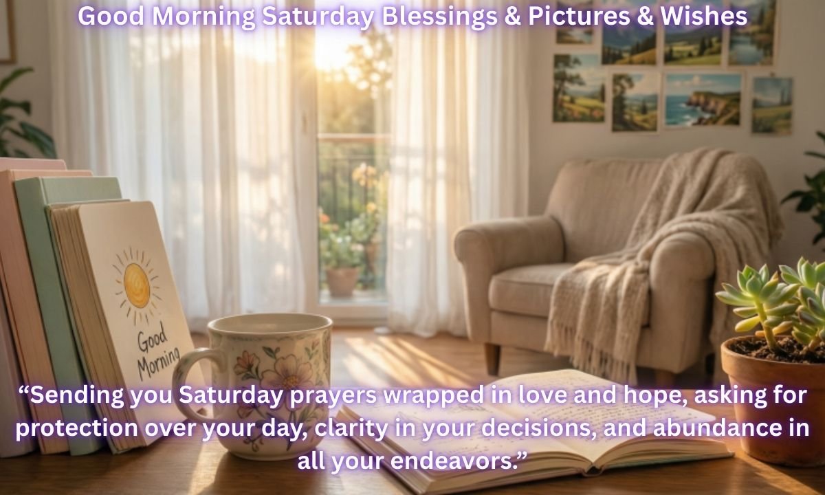 Good Morning Saturday Blessings & Pictures & Wishes
