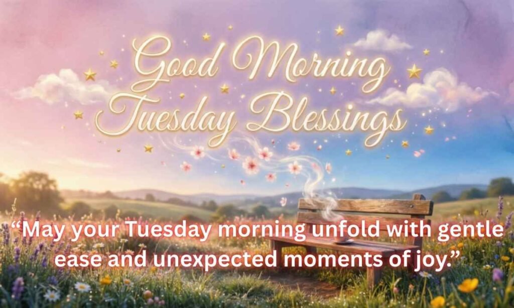 Good Morning Tuesday Blessings :
May your Tuesday morning unfold with gentle ease and unexpected moments of joy.