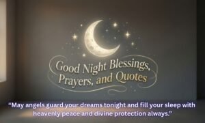Good Night Blessings, Prayers, and Quotes
