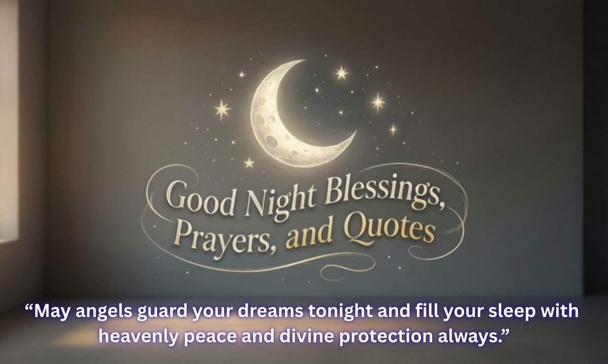 Good Night Blessings, Prayers, and Quotes