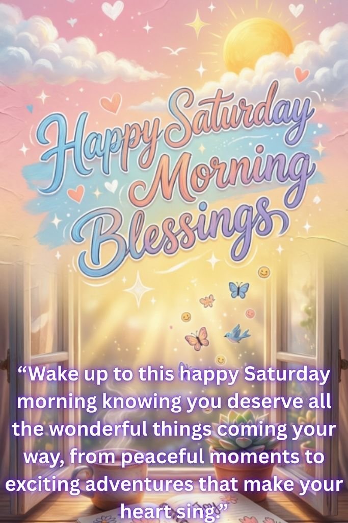 Happy Saturday Morning Blessings
