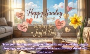 Happy Sunday Blessings and Wishes for a Joyful Day