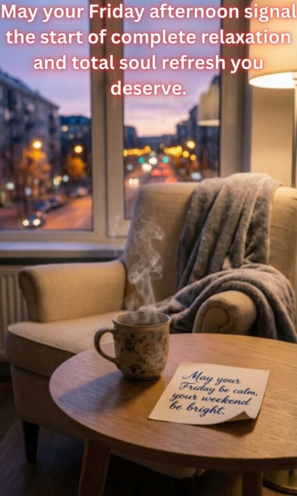 Heartfelt Blessings for a Relaxing Friday and Joyful Weekend