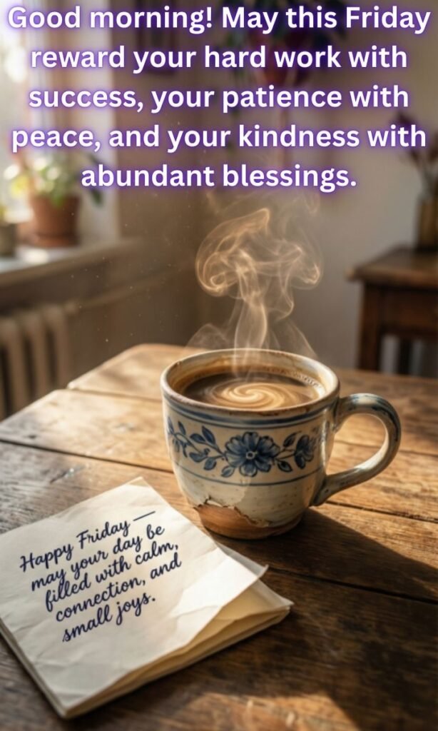 Heartfelt Friday Morning Wishes