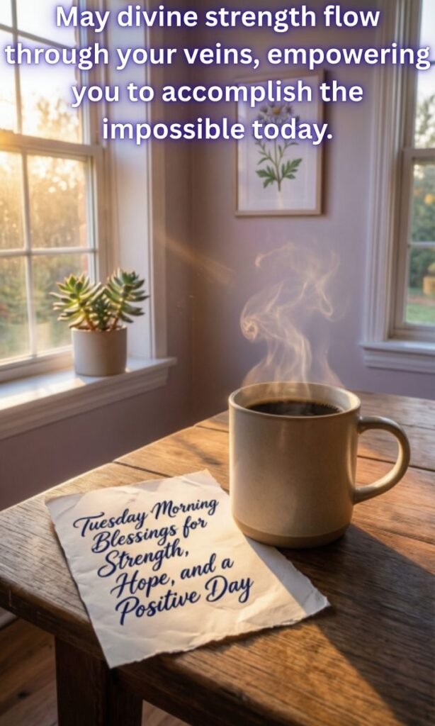 Tuesday Morning Blessings for Strength, Hope, and a Positive Day