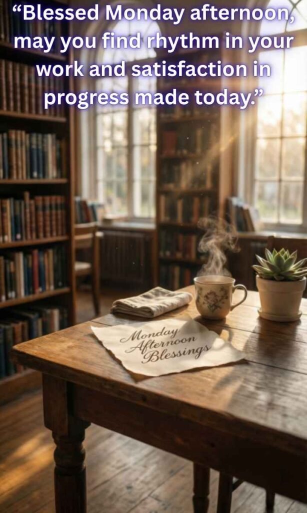 Monday Afternoon Blessings