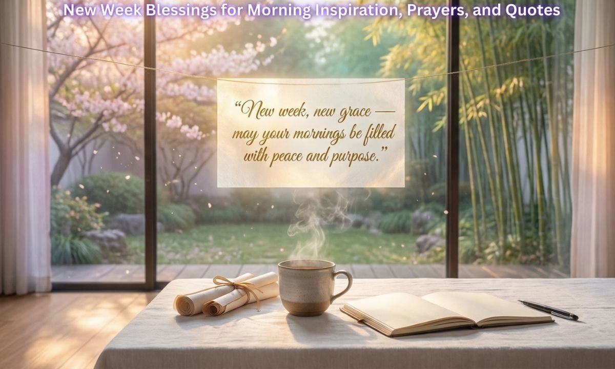 New Week Blessings for Morning Inspiration, Prayers, and Quotes