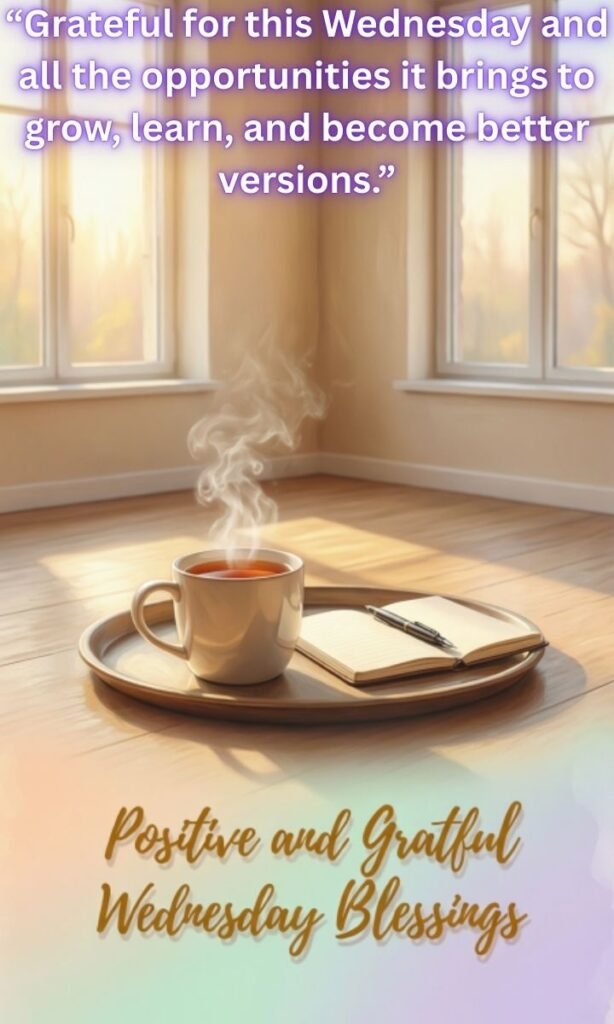 Positive and Grateful Wednesday Blessings
