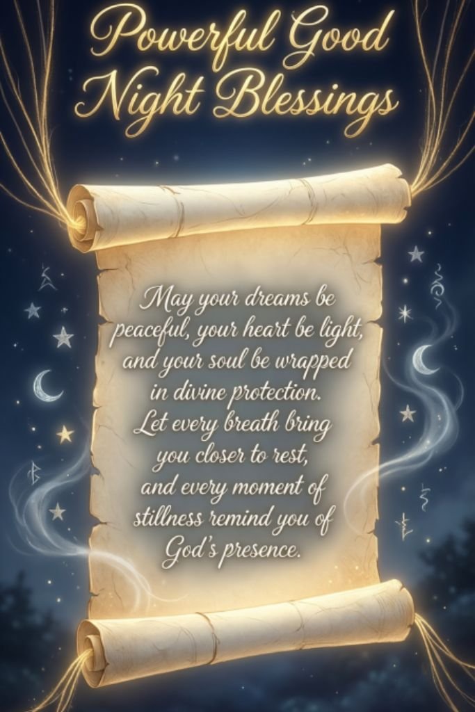Powerful Good Night Blessings