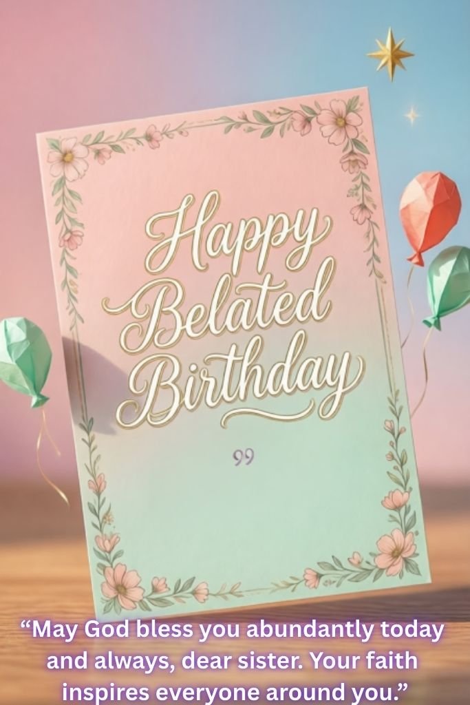 Happy Belated Birthday Wishes for Any Relationship