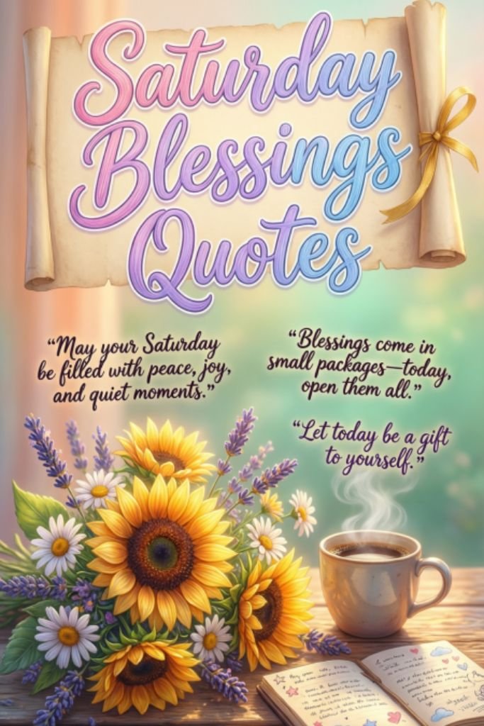 Saturday Blessings Quotes