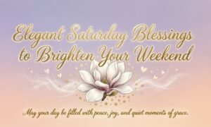 125+ Elegant Saturday Blessings to Brighten Your Weekend