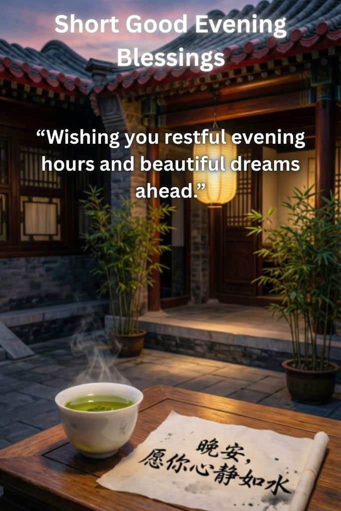 Short Good Evening Blessings