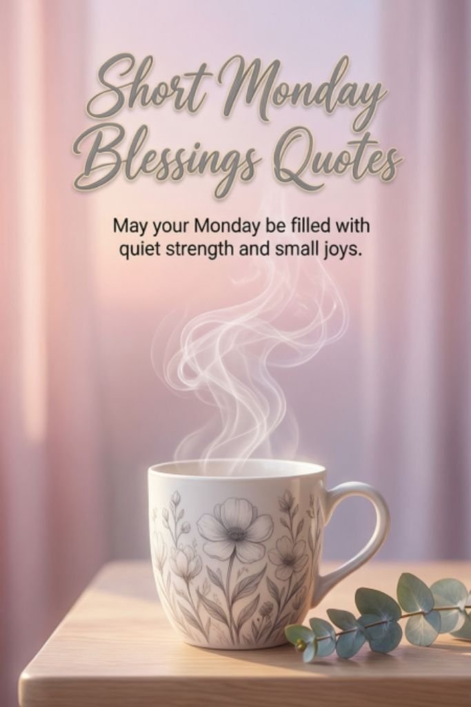 Short Monday Blessings Quotes
