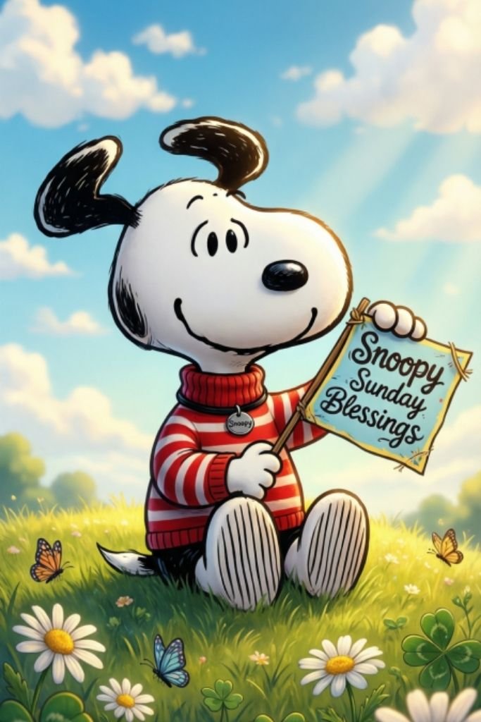 Snoopy Sunday Blessings
