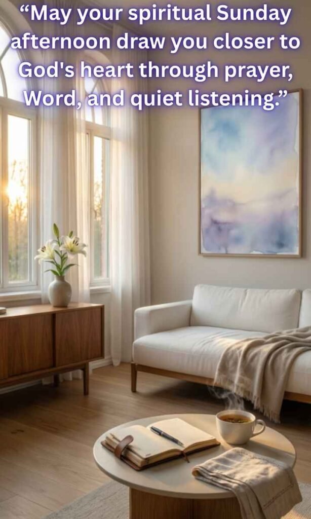 Spiritual Sunday Afternoon Blessings