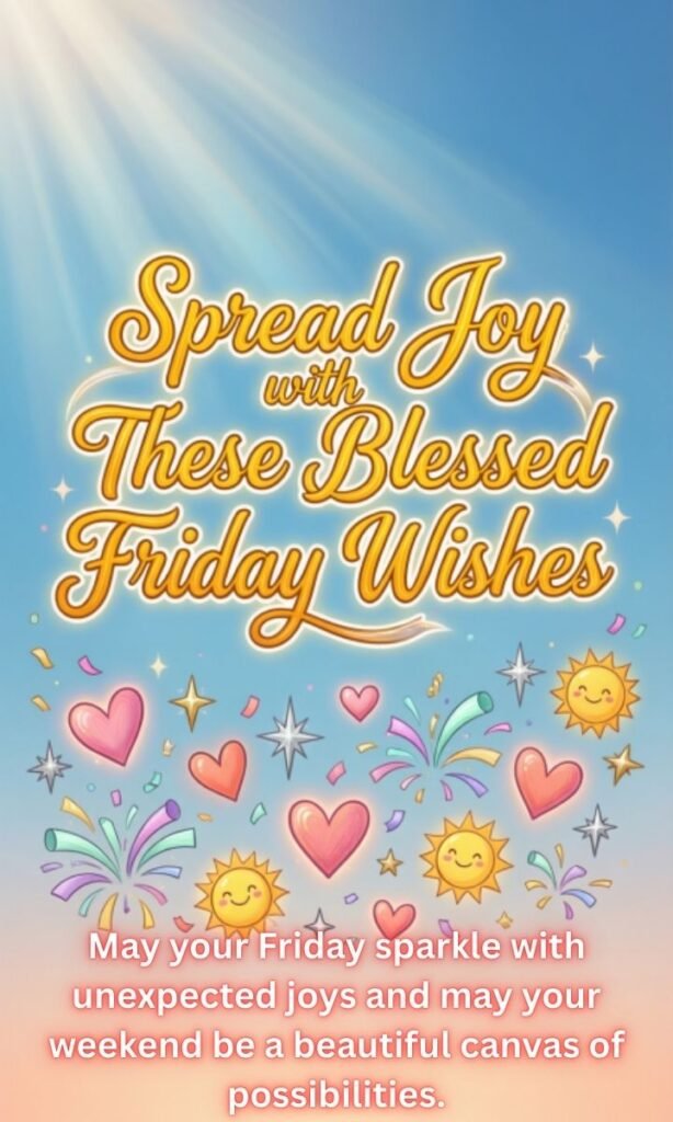 Spread Joy with These Blessed Friday Wishes