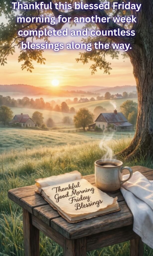 Thankful Good Morning Friday Blessings