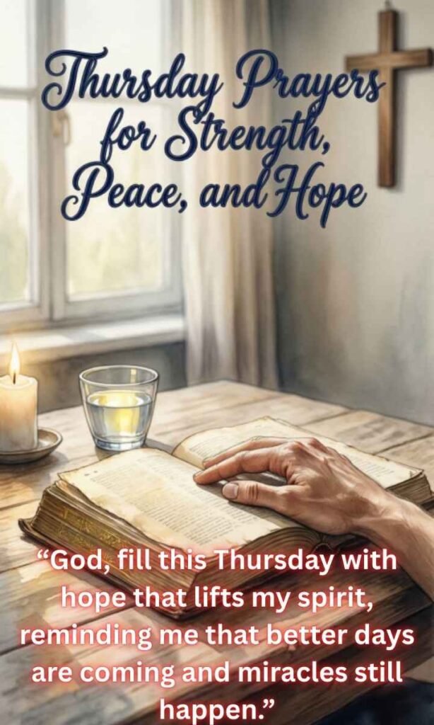 Thursday Prayers for Strength, Peace, and Hope