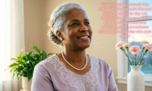 African American Saturday Morning Blessings: Good morning, beloved! May today refresh your spirit like cool water on a summer day. Let laughter fill your home, peace guard your heart, and love surround you as you embrace this beautiful Saturday with open arms.