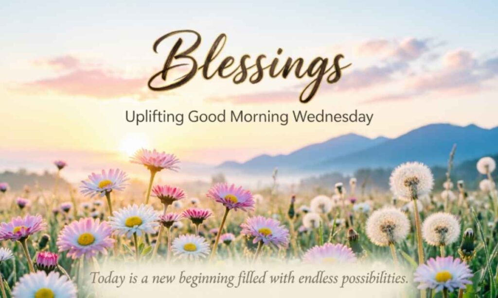 Blessings, Uplifting Good Morning Wednesday, Inspirational Quotes