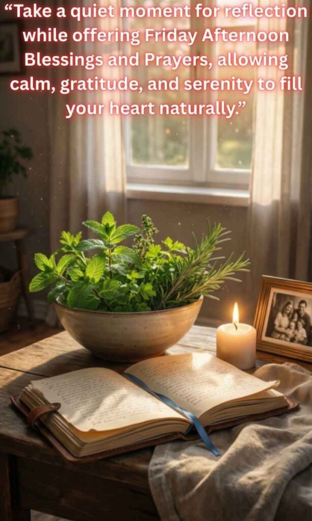 Friday Afternoon Blessings and Prayers