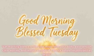 Good Morning Blessed Tuesday