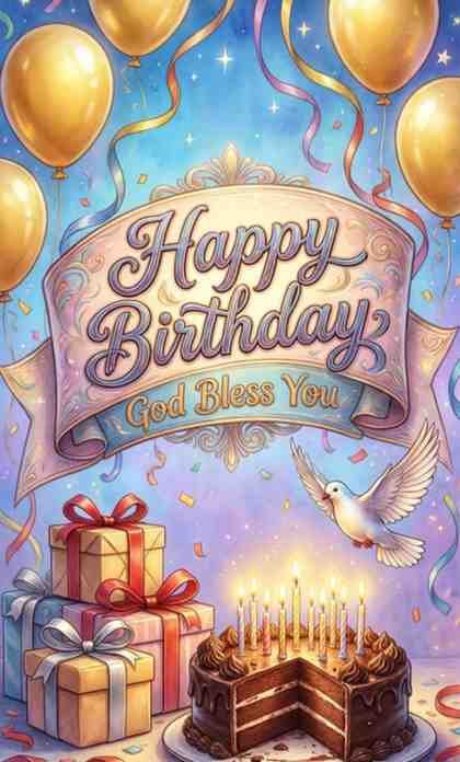 Happy Birthday God Bless You Quotes